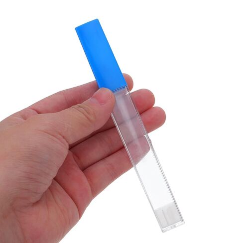 Garneck 20pcs Thermometer Protective Storage Tubes with Plastic Case Compact Organizer for Body Temperature Meters and Acupuncture Tools Portable Travel Carrier for Clinic and Home Use in Saudi Arabia