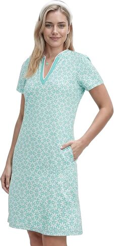 Izod Women's V-Neck Short Sleeve Athletic Dress in Saudi Arabia