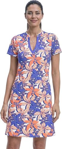 Izod Women's V-Neck Short Sleeve Athletic Dress in Saudi Arabia