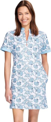 Izod Women's V-Neck Short Sleeve Athletic Dress in Saudi Arabia