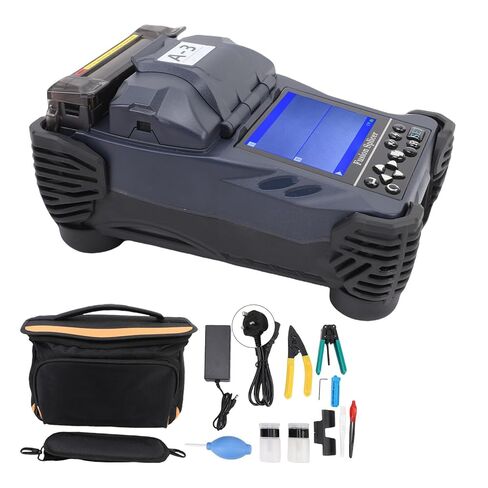 Fafeicy Fiber Optic Splicer Full Automatic High Precision Portable Optical Cable Splicing Heating Machine with Dual Axes Alignment System (US Plug 100 to 240V) in Saudi Arabia