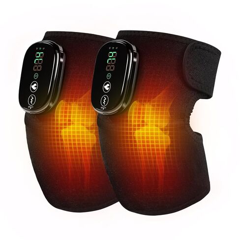 وسادة التدفئة لتخفيف آلام الركبة ، غلاف الدعامة للركبة المسخن اللاسلكي للرجال والنساء ، 6 مستويات تسخين و 3 توقيت ، غلاف طويل مرن ، تدفئة الركبة لالتهاب المفاصل in Kuwait
