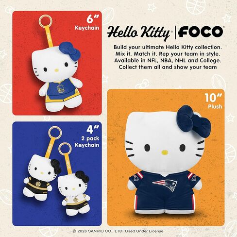 سلسلة مفاتيح FOCO Philadelphia Eagles NFL Retro Plush Hello Kitty® Bag Charm in Saudi Arabia