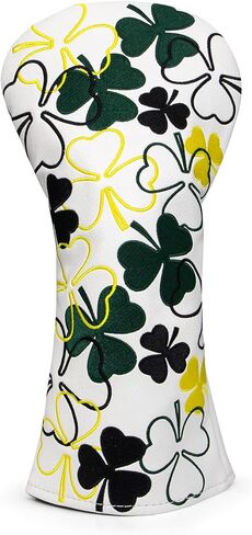 غطاء نادي الجولف Lucky Clover Driver يغطي Fariway Wood غطاء الرأس غطاء هجين من الجلد لأغطية رأس الجولف لجميع العلامات التجارية in Saudi Arabia