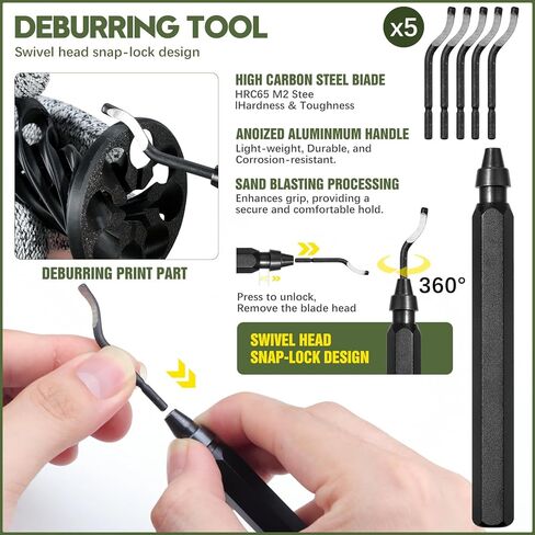 مجموعة أدوات طابعة ثلاثية الأبعاد مكونة من 51 قطعة مع حقيبة تخزين، وملحقات طباعة ثلاثية الأبعاد بما في ذلك أداة إزالة الأزيز، ومكشطة، وسكين سلكي، وملفات معدنية، وفرش، ومثقاب يدوي وملاقط، متوافقة مع جميع طابعات FDM ثلاثية الأبعاد in Kuwait