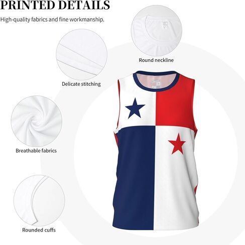 Panama Flag (4) Basketball Jersey Sports 3D Shirt for Men Running Fitness Training Team Jerseys in Saudi Arabia
