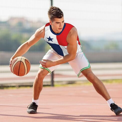 Panama Flag (4) Basketball Jersey Sports 3D Shirt for Men Running Fitness Training Team Jerseys in Saudi Arabia
