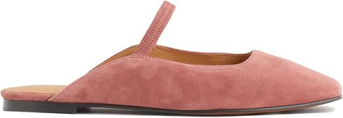 Flat Mules Sandals for Women Square Toe Mary Jane Flats Slip on Dressy Casual Slide Strappy Low Heel Backless Loafer Shoes in Saudi Arabia