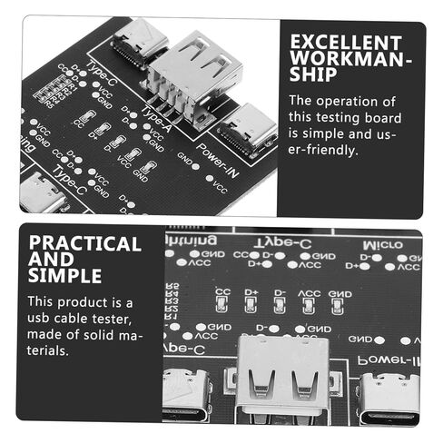 USB Cable Tester USB Tool Data Line Test Board for Phone Charging Cables in Saudi Arabia