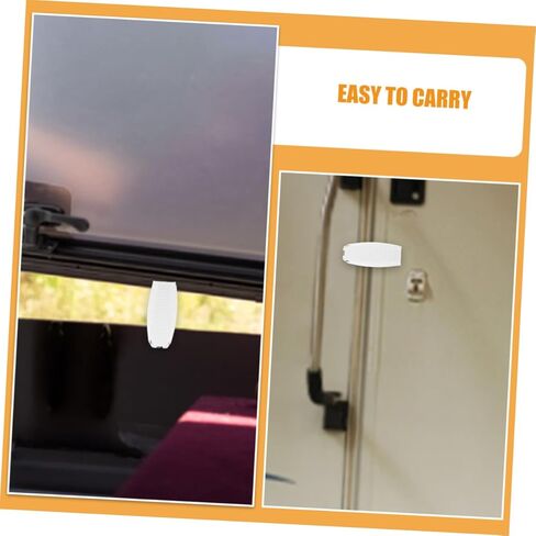مزلاج باب الأمتعة خفيف الوزن من Gadpiparty مكون من قطعتين صغير الحجم وشديد التحمل من أجل مقطورات أدوات تخزين العربة، سهل التركيب من أجل راحة السفر in Kuwait