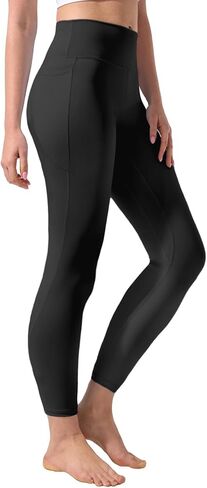 Women's High Waisted Yoga Leggings with Pockets Buttery Soft Workout Leggings Lounge Pants Gym Pilates Running in Saudi Arabia