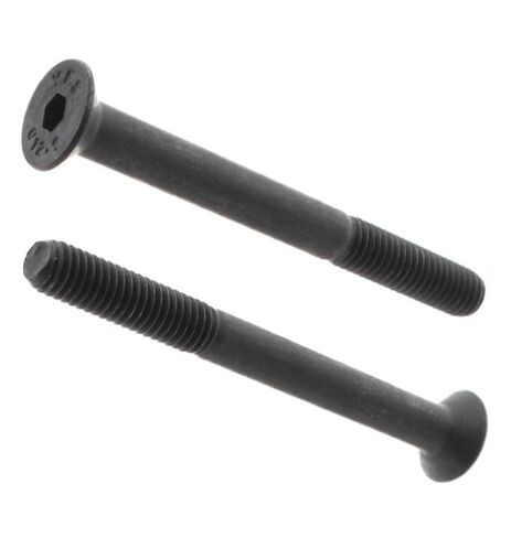 MonsterBolts - M6 x 20mm Flat Head Socket Cap Screws, DIN 7991, Alloy Steel, Black Oxide, 50 Pack in Kuwait