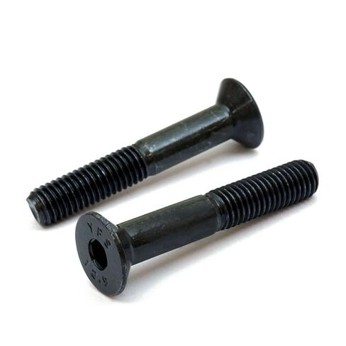 MonsterBolts - M6 x 20mm Flat Head Socket Cap Screws, DIN 7991, Alloy Steel, Black Oxide, 50 Pack in Kuwait