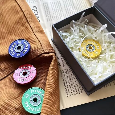 Gym Pin for Backpacks Gym Button Pins Fitness Brooch Weightlifting Barbell Pins Novelty Fitness Lovers Gift 4PCS in Saudi Arabia