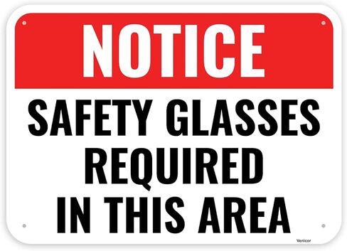 1PC PPE Safety Sign, 14 x 10 Inches - Aluminum - Construction Area Signs For Workplace Site - Personal Protective Equipment in Saudi Arabia