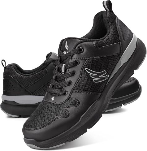 Mens Walking Shoes for Plantar Fasciitis, Orthopedic Casual Sneakers for Men with Arch Support, Wide Toe Box Shoes for Pain Relief with Non Slip Rubber Sole(Olive, 12) in Saudi Arabia