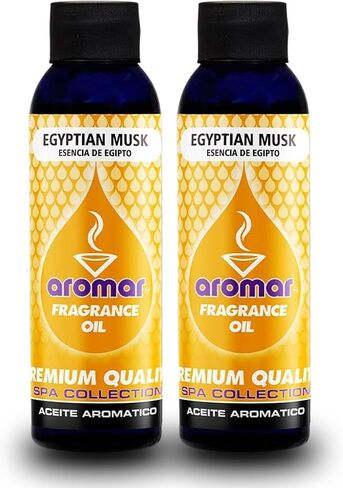 AROMAR Premium Fragrance Oil, 4oz Bottle 2 Pack Long Lasting Aromatic Scent, Fresh and Revitalizing Aromatherapy for Living Room, Bedroom, and Kitchen 8oz Honey Rose in Saudi Arabia
