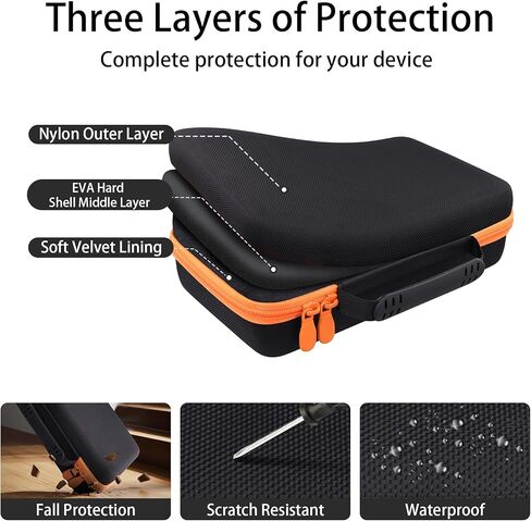 Wireless Microphone Case Compatible with JBL Wireless Two Microphone System, Dual Mic Storage Travel Bag for Handheld Microphones, Receiver, Adapter, AA Batteries, Shockproof EVA Carrying Case in Saudi Arabia
