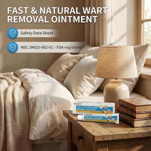 مزيل الثآليل بحمض الساليسيليك بنسبة 17% من هيلموس، كريم احترافي ذو قوة قصوى للثآليل الأخمصية والشائعة والمسطحة، للرجال والنساء - سريع المفعول للقدمين واليدين والجسم، 0.7 أونصة (20 جم) in Kuwait