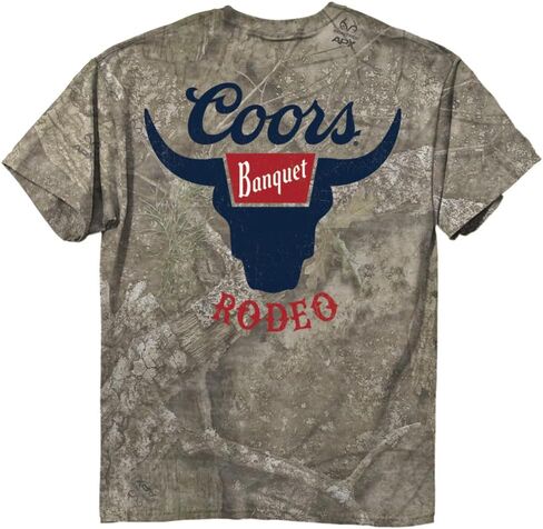 Coors Banquet | Camo Rodeo T-Shirt | Polycotton Blend in Saudi Arabia