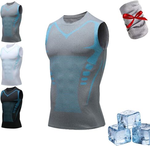 V Boost V2 Compression Shirt Men, Compression Vest, Version Sleeveless Vest Body Shaping for Daily Gym in Saudi Arabia