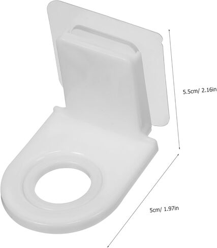 5Pcs Bathroom Wall Hanging Hooks and Shampoo Bottle Holder Strong Adhesive Bath Organizer for Efficient Bathroom Storage and Easy Organization in Saudi Arabia