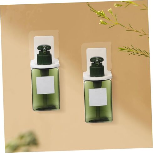 5Pcs Bathroom Wall Hanging Hooks and Shampoo Bottle Holder Strong Adhesive Bath Organizer for Efficient Bathroom Storage and Easy Organization in Saudi Arabia