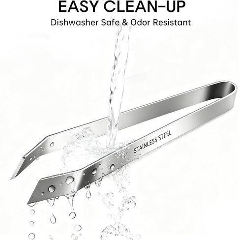Fish Bone Tweezers Set, 4.6" Stainless Steel Remover for Salmon & Sushi Prep-4-Piece (2 Flat + 2 Slant) Pin Bone Pliers, Precision Seafood Deboning Tool for Home & Pro Chefs in Saudi Arabia