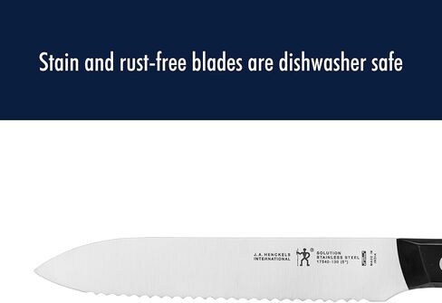 مجموعة سكاكين متعددة الاستخدامات من HENCKELS Solution Razor-Sharp مكونة من قطعتين، سكين هندسي ألماني مستنير بأكثر من 100 عام من الإتقان، من الفولاذ المقاوم للصدأ in Kuwait