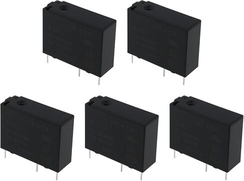 5 قطعة 4Pin مرحل الطباعة HF46F-5-HS1 5A 250 فولت لصنع النماذج الإلكترونية أجهزة الاستشعار المحركات in Saudi Arabia