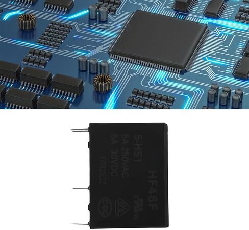 5 قطعة 4Pin مرحل الطباعة HF46F-5-HS1 5A 250 فولت لصنع النماذج الإلكترونية أجهزة الاستشعار المحركات in Saudi Arabia