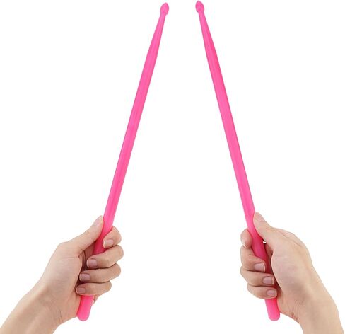 Glow Drum Sticks 2 Pairs, Luminous Classic 5A Nylon Drumsticks for Night Performance Bright Glow in the Dark Fluorescent for Stage Show Jazz Percussion Music Instrument Ideal Drummer Gifts in Saudi Arabia