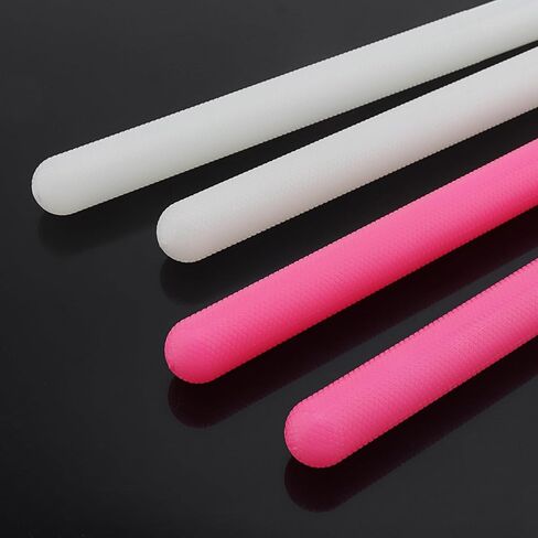 Glow Drum Sticks 2 Pairs, Luminous Classic 5A Nylon Drumsticks for Night Performance Bright Glow in the Dark Fluorescent for Stage Show Jazz Percussion Music Instrument Ideal Drummer Gifts in Saudi Arabia