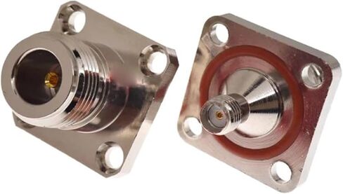 5-20 Connector N/SMA-KKF Female Adapter N type/L16 Waterproof Square Flange 25 * 25(5PCS) in Saudi Arabia