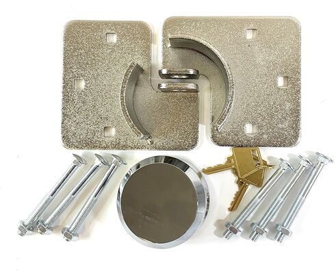 قفل بوك مزود بمشبك وأدوات تثبيت، وقفل دائري، ومسمار للأمان. فُولاَذ in Kuwait