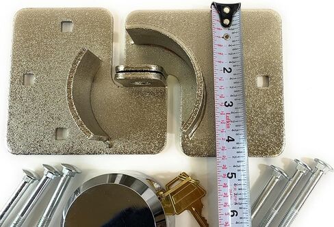 قفل بوك مزود بمشبك وأدوات تثبيت، وقفل دائري، ومسمار للأمان. فُولاَذ in Kuwait