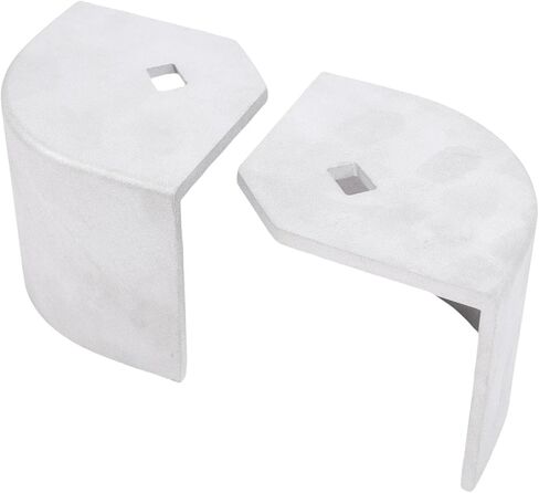 Zerodis عائم قارب الألومنيوم غطاء الزاوية سطح الأجهزة حماية واجب سهلة التركيب 4 حزمة لزوايا مدورة 2 1/2in إلى 2 5/8in ارتفاع عائم قارب الألومنيوم غطاء الزاوية الثقيلة أخرى in Kuwait