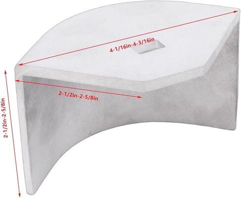 Zerodis عائم قارب الألومنيوم غطاء الزاوية سطح الأجهزة حماية واجب سهلة التركيب 4 حزمة لزوايا مدورة 2 1/2in إلى 2 5/8in ارتفاع عائم قارب الألومنيوم غطاء الزاوية الثقيلة أخرى in Kuwait