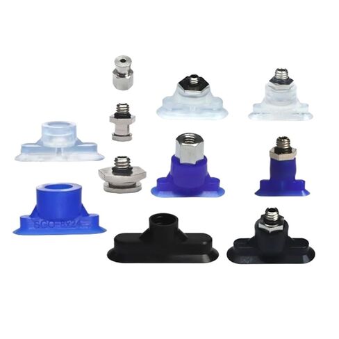 Oval Type Long Strip Type Imported Anti-Static high Temperature Silicone Rubber Vacuum Cup Industrial 6X18 8X24 10X30(Black) in Saudi Arabia