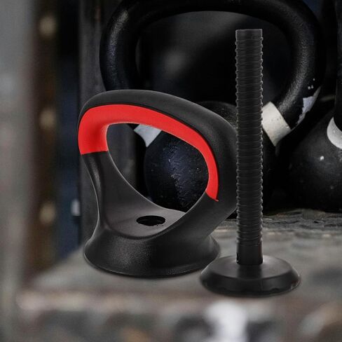 مقبض Kettlebell قابل للتعديل من YARNOW مع قاعدة ثابتة ومحول Kettlebell وقبضة الدمبل لتدريب القوة في صالة الألعاب الرياضية المنزلية 7.4 × 5.5 × 4.3 بوصة in Saudi Arabia