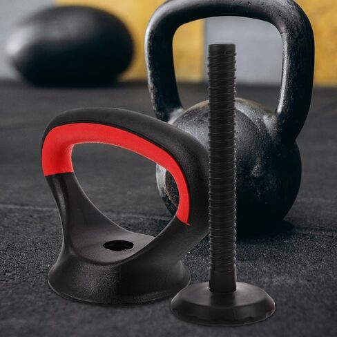مقبض Kettlebell قابل للتعديل من YARNOW مع قاعدة ثابتة ومحول Kettlebell وقبضة الدمبل لتدريب القوة في صالة الألعاب الرياضية المنزلية 7.4 × 5.5 × 4.3 بوصة in Saudi Arabia