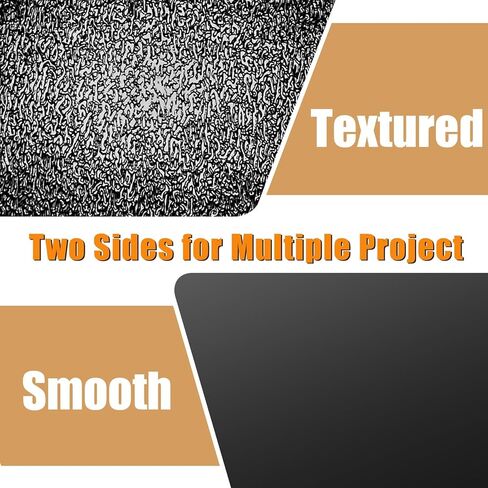 tutata ABS Plastic Sheet 1/8 Inch Thick 12" x 16", 3mm ABS Sheet, Textured Front & Smooth Back, Black Thermoform Board for Automotive, Structural Crafts, DIY Home Decor, 3 Pack in Saudi Arabia
