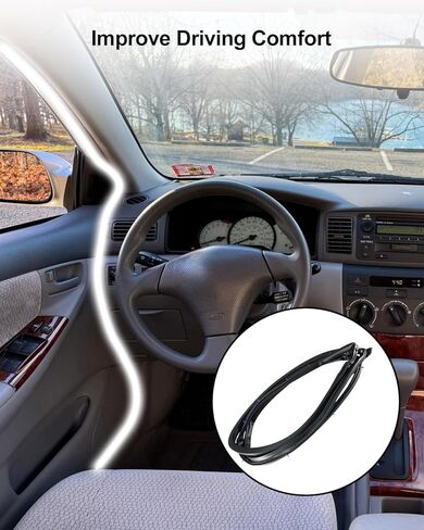 شريط مطاطي للباب الخلفي الأمامي مناسب لسيارة Toyota Corolla 2003 2004 2005 2006 2007 2008 استبدال 6787202050 6787102050 6786102100 6786202100، 4 قطع in Kuwait