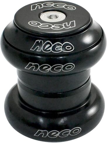NECO 1-1/8" CNC Threadless 1 Inch Headset, Black, NC2866 in Saudi Arabia
