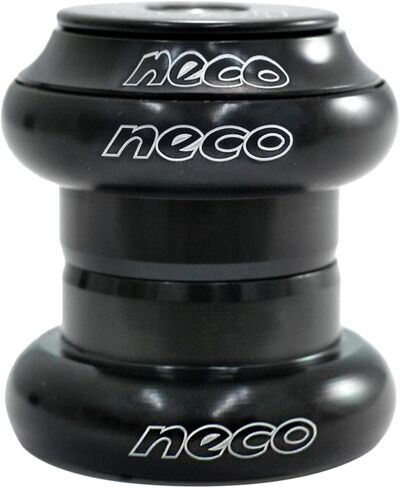 NECO 1-1/8" CNC Threadless 1 Inch Headset, Black, NC2866 in Saudi Arabia