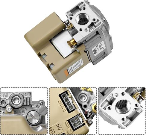 SV9501M2528 استبدال صمام الغاز الذكي للفرن لهونيويل SV9501M2528 إشعال تجريبي متقطع للسطح الساخن للغلايات والأفران السكنية، استبدال # SV9500M2682 24 فولت 50/60 هرتز in Kuwait