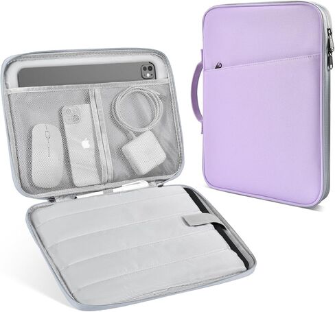 13 inch iPad Carrying Bag for 2026 2025 13 Inch iPad Pro M5/M4, iPad Air M4 M3 M2, Protective Sleeve Case, Fit with Apple Pencil or Smart Keyboard, Purple in Saudi Arabia