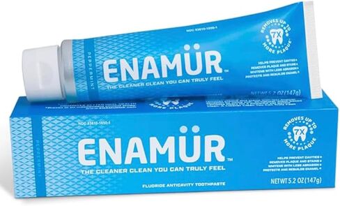 Premium Advanced Oral Care Plaque & Stain Removal Toothpaste - Plant Fiber Technology Removes 7X More Plaque Than Leading Brands, Whitens and Protects Enamel, 5.2 oz in Saudi Arabia