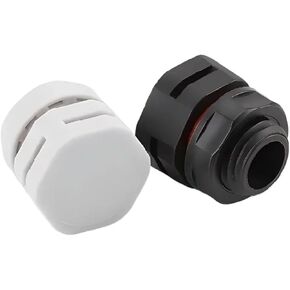 Waterproof Air Vent Valves Waterproof Proof One-Way Ventilation Air Breather Valves M16 Vent Plug Eptfe Valve(White,M12X1.5_4PCS) in Saudi Arabia