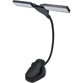 مصباح قراءة LED بضوء البيانو قابل لإعادة الشحن مع 3 مستويات سطوع 28 مصباح LED USB شحن خرطوم معدني مرن لحامل الموسيقى in Kuwait